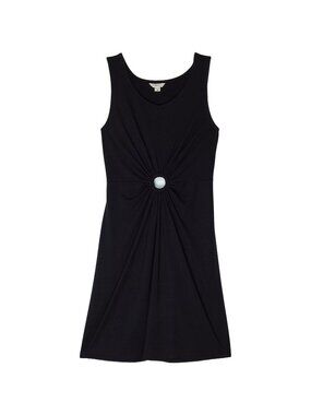 Habitual Kid Black Sleeveless Girls Dress W/ Ring Detail Size 14  Summer Fashion